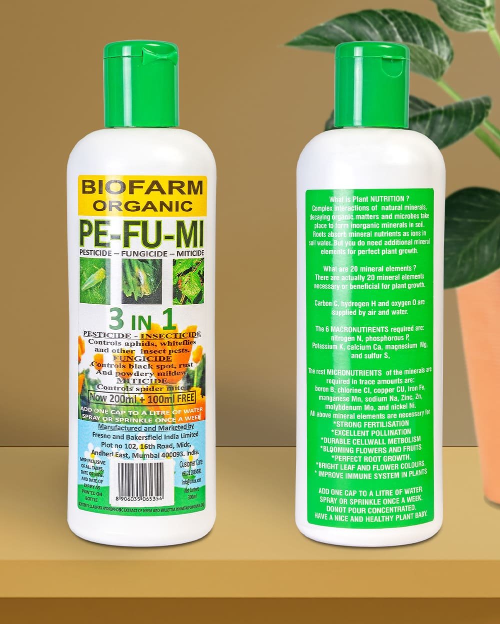 40008609-3 Bio Farm PE-FU-MI – 3-in-1 Organic Pesticide, Fungicide & Miticide - Image 1