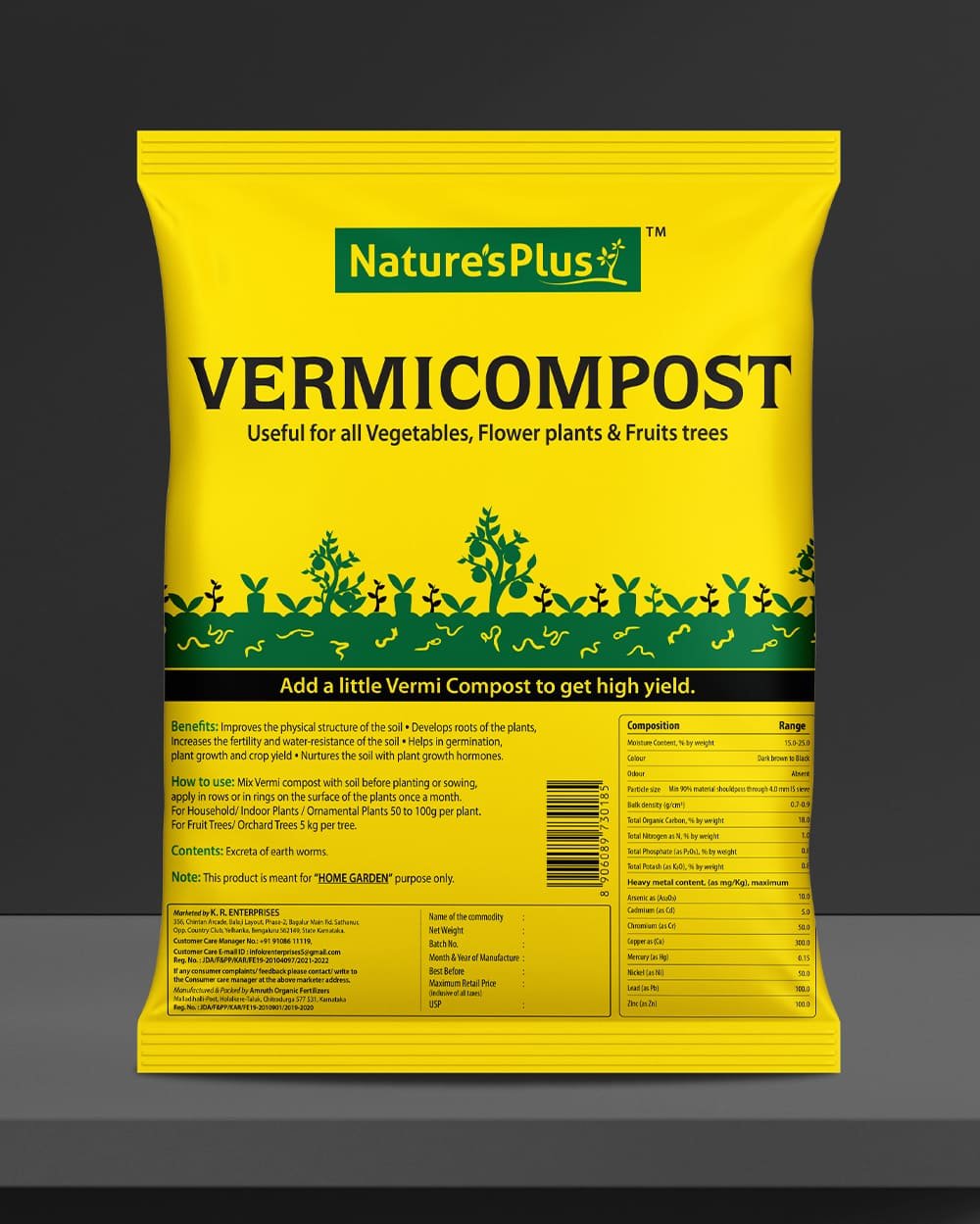 40209575-1 Vermicompost – 100% Organic Earthworm Castings - Image 1