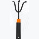 Trukisan 3-Prong Gardening Fork – Rust-Resistant Soil Cultivator for Potted Plants