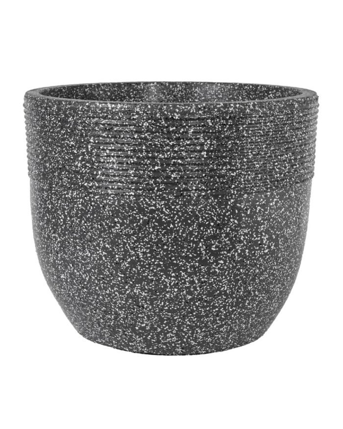 Galaxy Series Ribbed Stone-Finish Floor Pot - Image 12