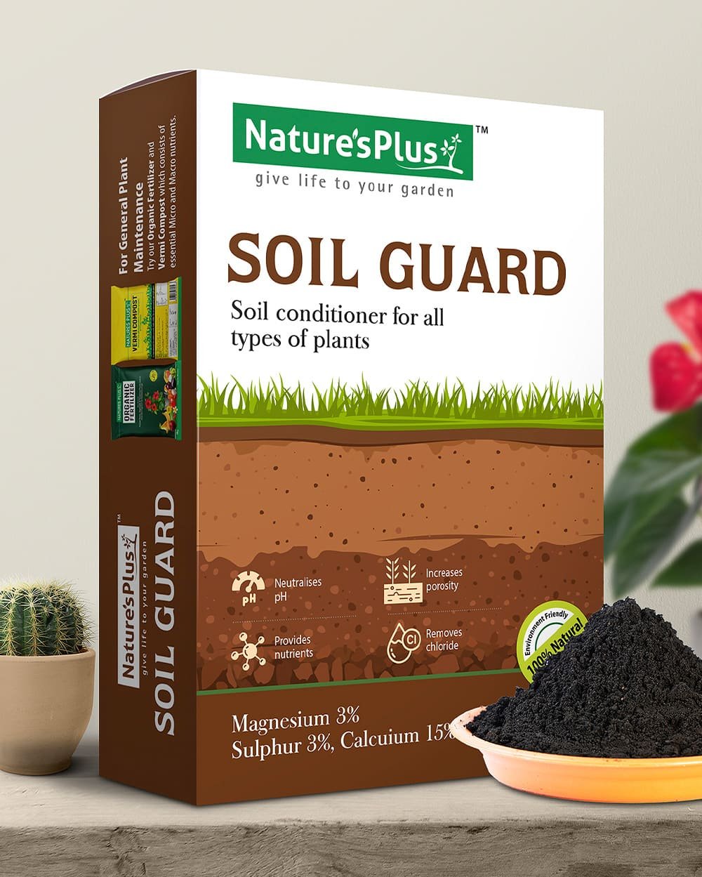 Box Mock - Soil Guuard - front Soil Guard – Advanced Soil Conditioner & Acidity - Image 1