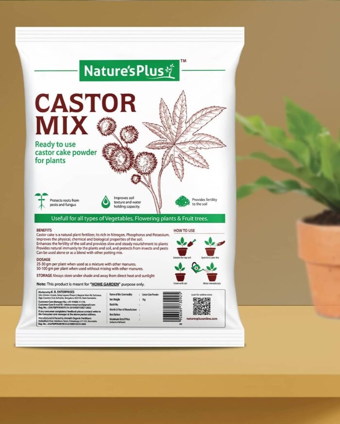 Castor Mix – 100% Organic Castor Cake Powder for Plants - Image 4
