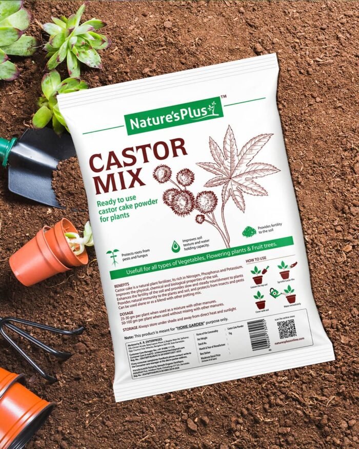 Castor Mix – 100% Organic Castor Cake Powder for Plants - Image 2