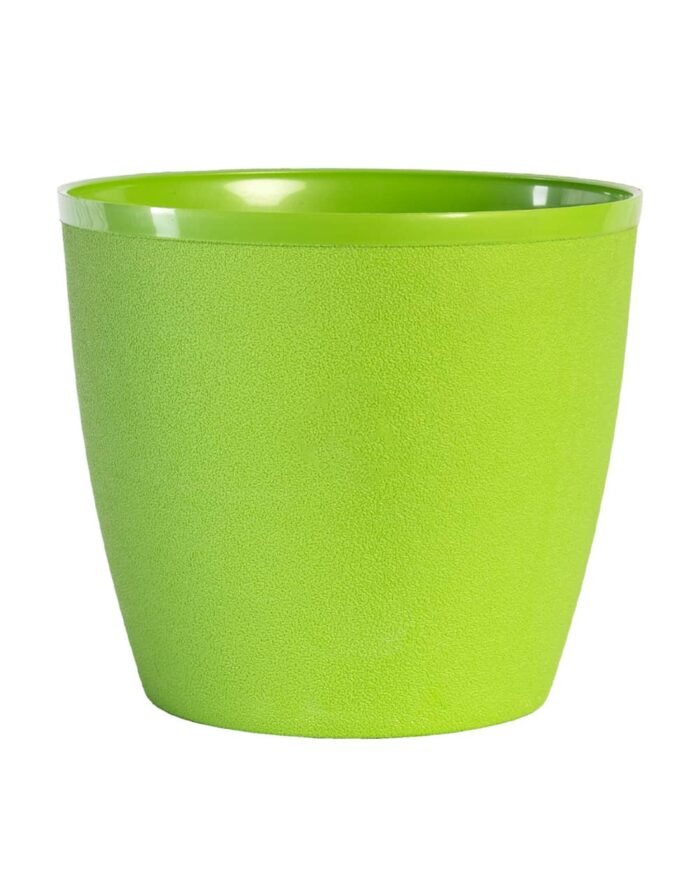 Divine Pot – 9 Inch Azure Mist Textured Planter - Image 4
