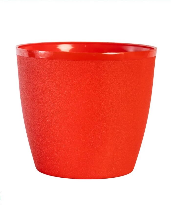 Divine Pot – 9 Inch Azure Mist Textured Planter - Image 10