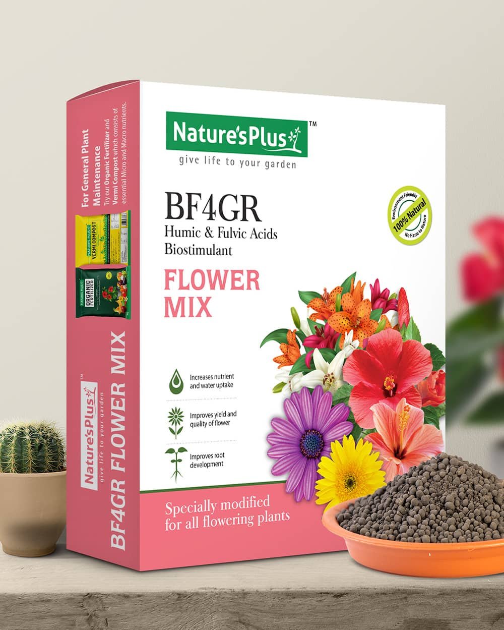Flower Mix with Manure copy Organic Flower Booster – Root Development & Bloom Enhancer - Image 1