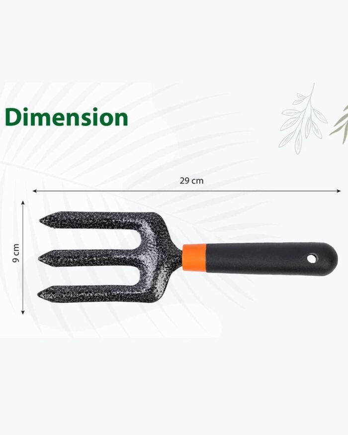 3-Tine Gardening Fork – Rust-Resistant Tiller for Lawn & Landscape - Image 2