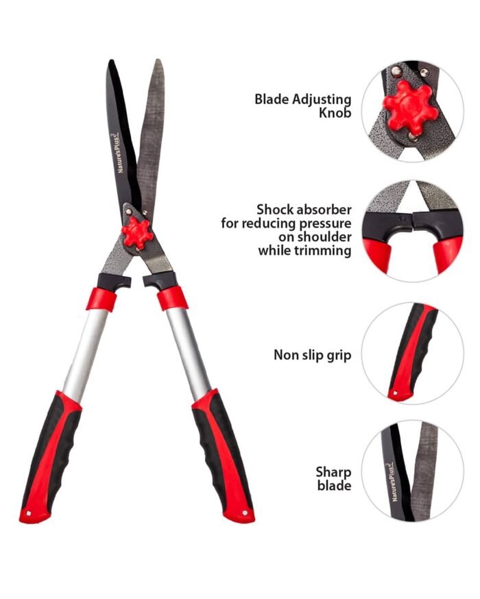 Hedge Shear – Rust-Resistant Wavy Blade Bush Cutter - Image 2