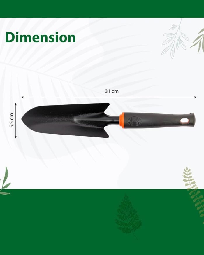 Trukisan Small Hand Trowel – Powder Coated Rust-Resistant Transplanter - Image 2