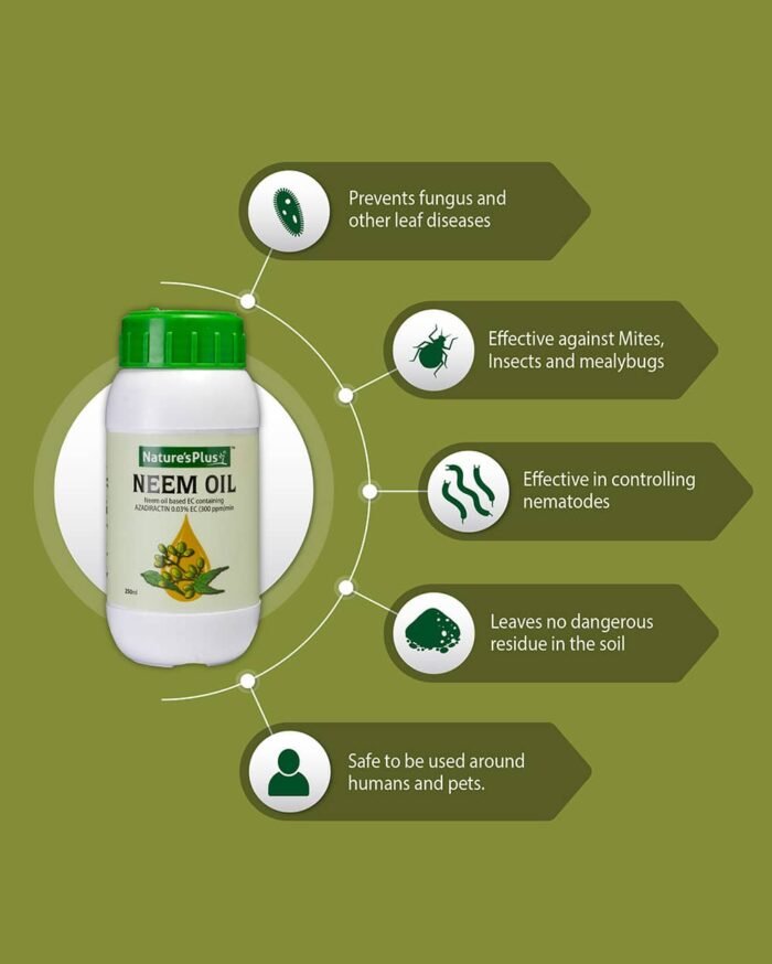 Pure Neem Oil – Natural Fungicide & Insecticide for Plants - Image 3