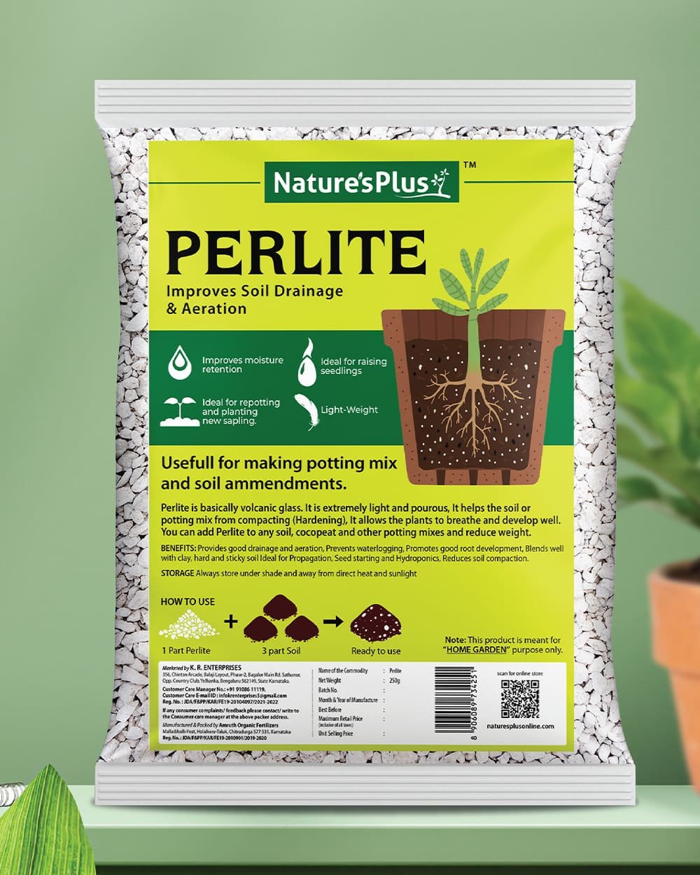 Perlite 2 Premium Perlite – Volcanic Soil Aerator & Drainage Booster - Image 1