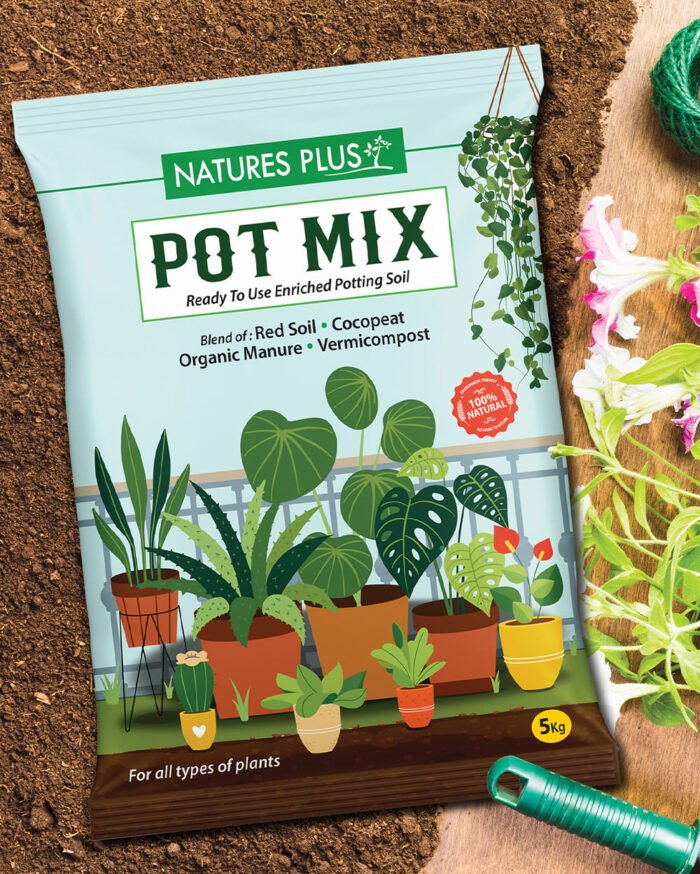 Enriched Pot Mix – Blend of Red Soil, Cocopeat & Vermicompost - Image 4