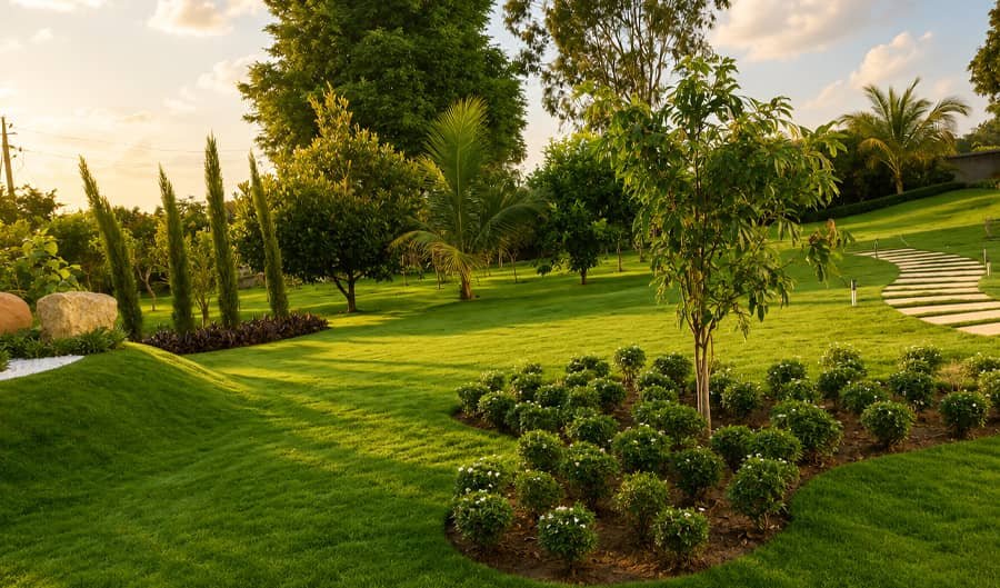The Grand Meadow - Expansive Green Lawns and Architecture