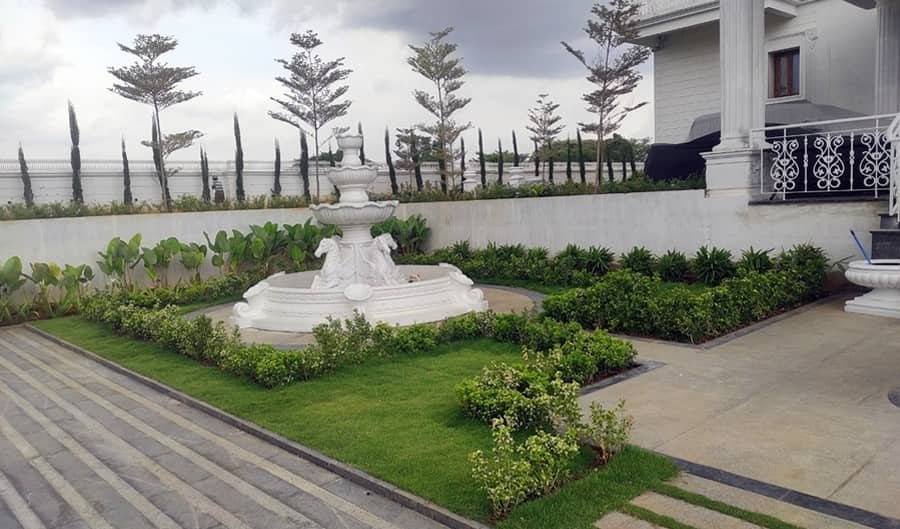 Ornamental Planting Softening Stone Edges